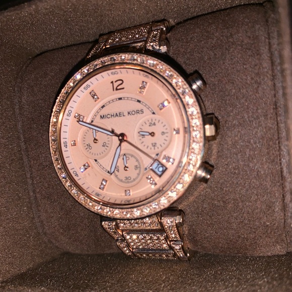 Rose gold Michael Kors watch main image 4